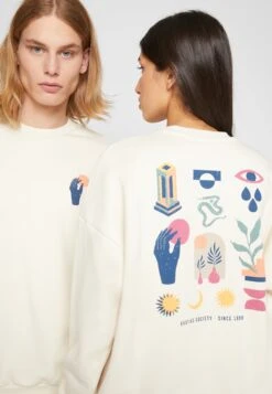 Kaotiko Crew Minimal Unisex - Sweatshirt - Ivory -Kaotiko Fashion Shop 8dfb28f7213d45819ebd16d219d866cc