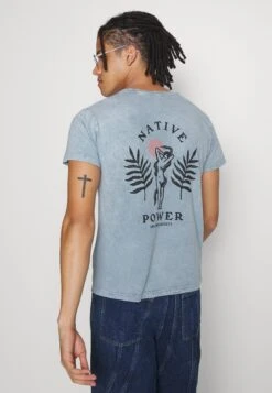Kaotiko Washed Native Power Unisex - Print T-Shirt - Acero -Kaotiko Fashion Shop 8e22c49c777d499e94e0cda64e35b13d