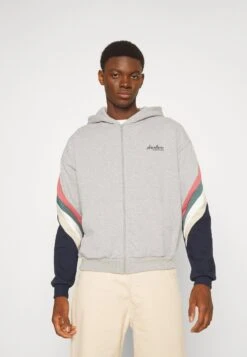 Kaotiko Crem Walker Unisex - Zip-Up Sweatshirt - Grey/Burg/Beige -Kaotiko Fashion Shop 8fb74fe863364413963905dc0db8d3b5