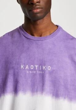 Kaotiko Crew Tie Dye Boone Unisex - Sweatshirt - Purple/Aqua Marine -Kaotiko Fashion Shop 98d3dbe9181445bfa8bd2cdf3d505adf