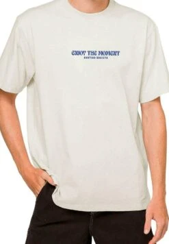 Kaotiko Enjoy The Moment - Print T-Shirt - Beige -Kaotiko Fashion Shop 99e68e13d7d448cd9fccb8589d94fe0c