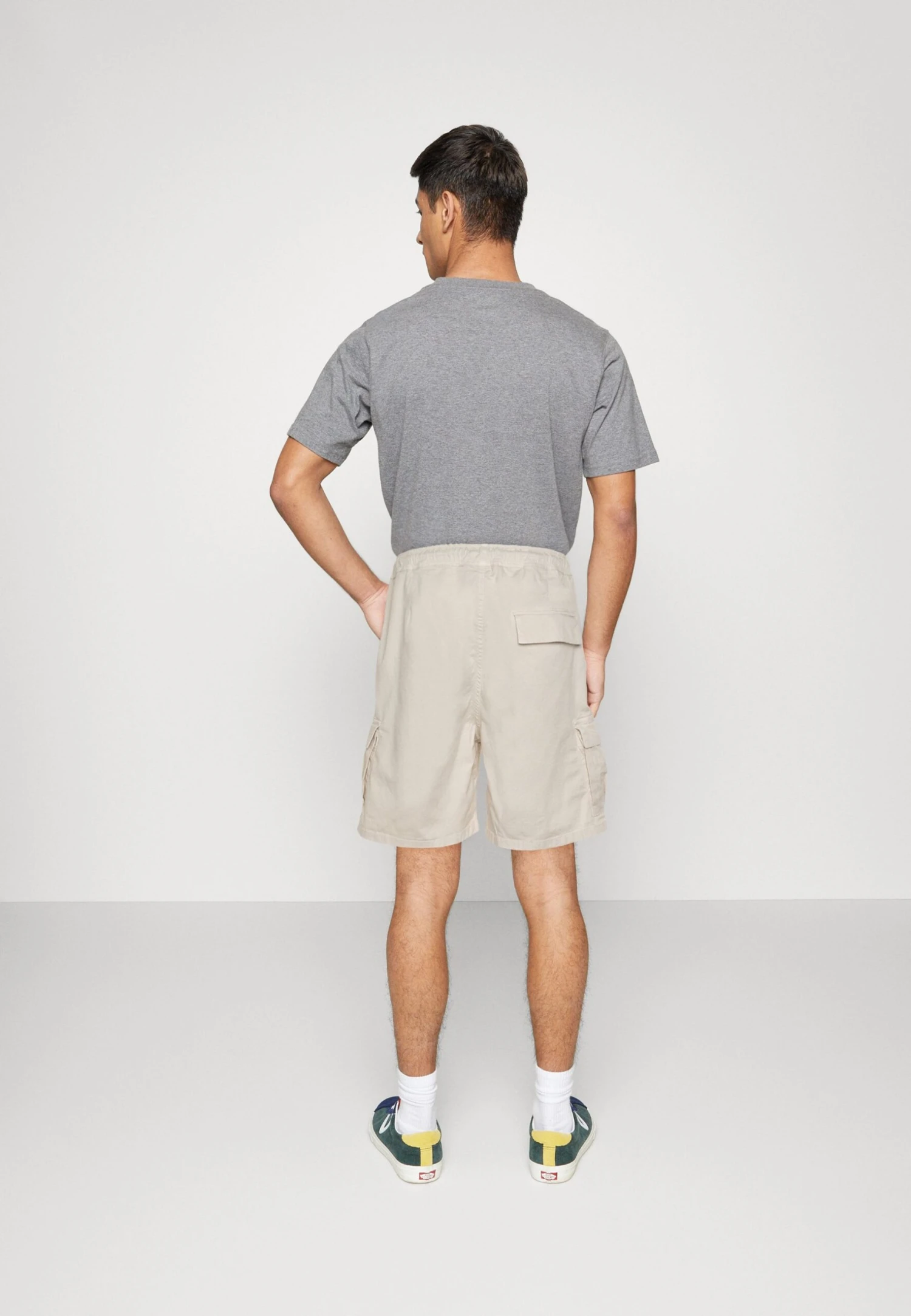 Kaotiko Cargo Moon Unisex - Shorts - Ivory 3 Kaotiko Cargo Moon Unisex - Shorts - Ivory - Image 3