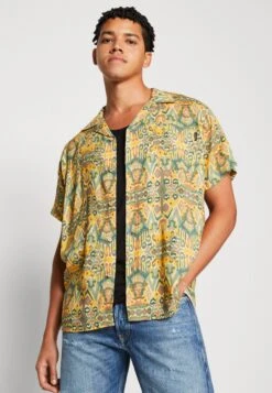 Kaotiko Shirt Jordania Unisex - Button-Down Blouse - Mustard -Kaotiko Fashion Shop 9f8a8bc2b41949e5a6160e2b7432e5b0