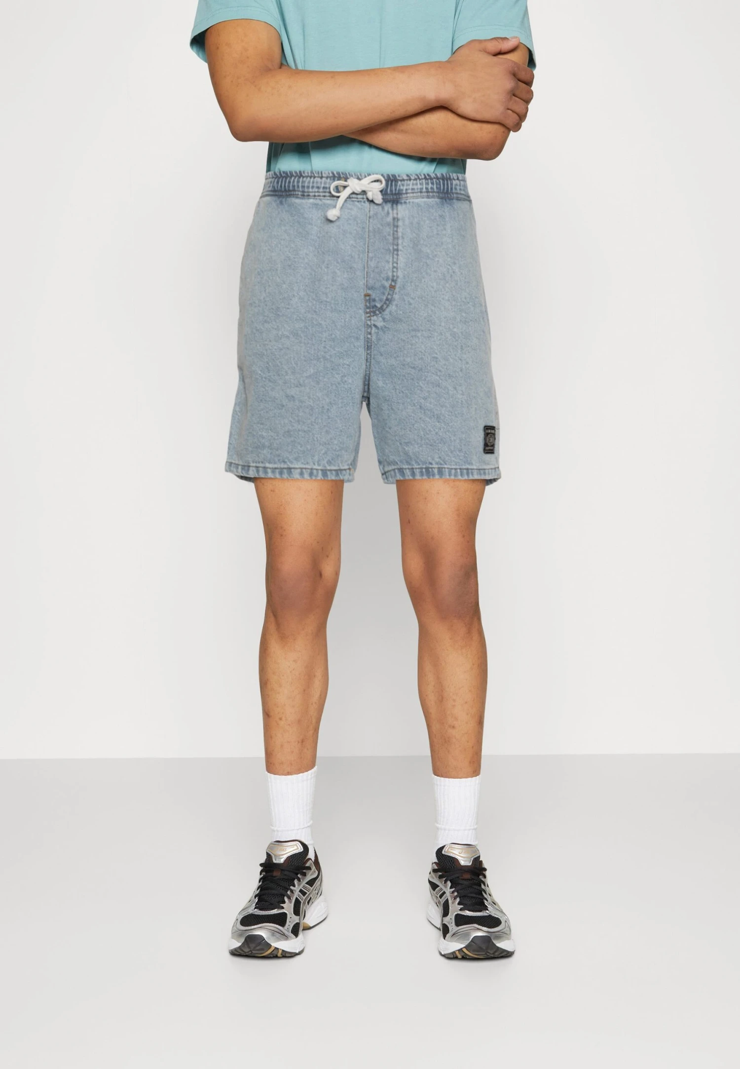 Kaotiko Aware Unisex - Shorts - Blue 1 Kaotiko Aware Unisex - Shorts - Blue