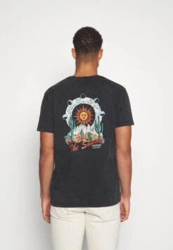 Kaotiko Washed Sunset - Print T-Shirt - Black 10 Kaotiko Washed Sunset - Print T-Shirt - Black -Kaotiko Fashion Shop a21ccc6308e846dea554a0091e73dc26