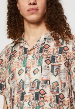 Kaotiko Shirt Alejandria Unisex - Button-Down Blouse - Beige -Kaotiko Fashion Shop a543d1caae6640a88b5236d1b2931e2c