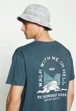 Kaotiko Washed Netherworld Door Unisex - Print T-Shirt - Navy -Kaotiko Fashion Shop a8670851d78b4931b4220a3c19b9c15a