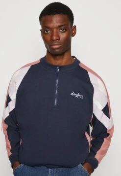 Kaotiko Crew Keoni Unisex - Sweatshirt - Navy/Burgundy/Malva -Kaotiko Fashion Shop aa9b7ac7d1b04ec8915f454ec8ec2883