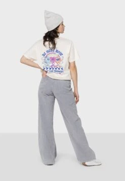 Kaotiko Enjoy The Moment - Print T-Shirt - Beige