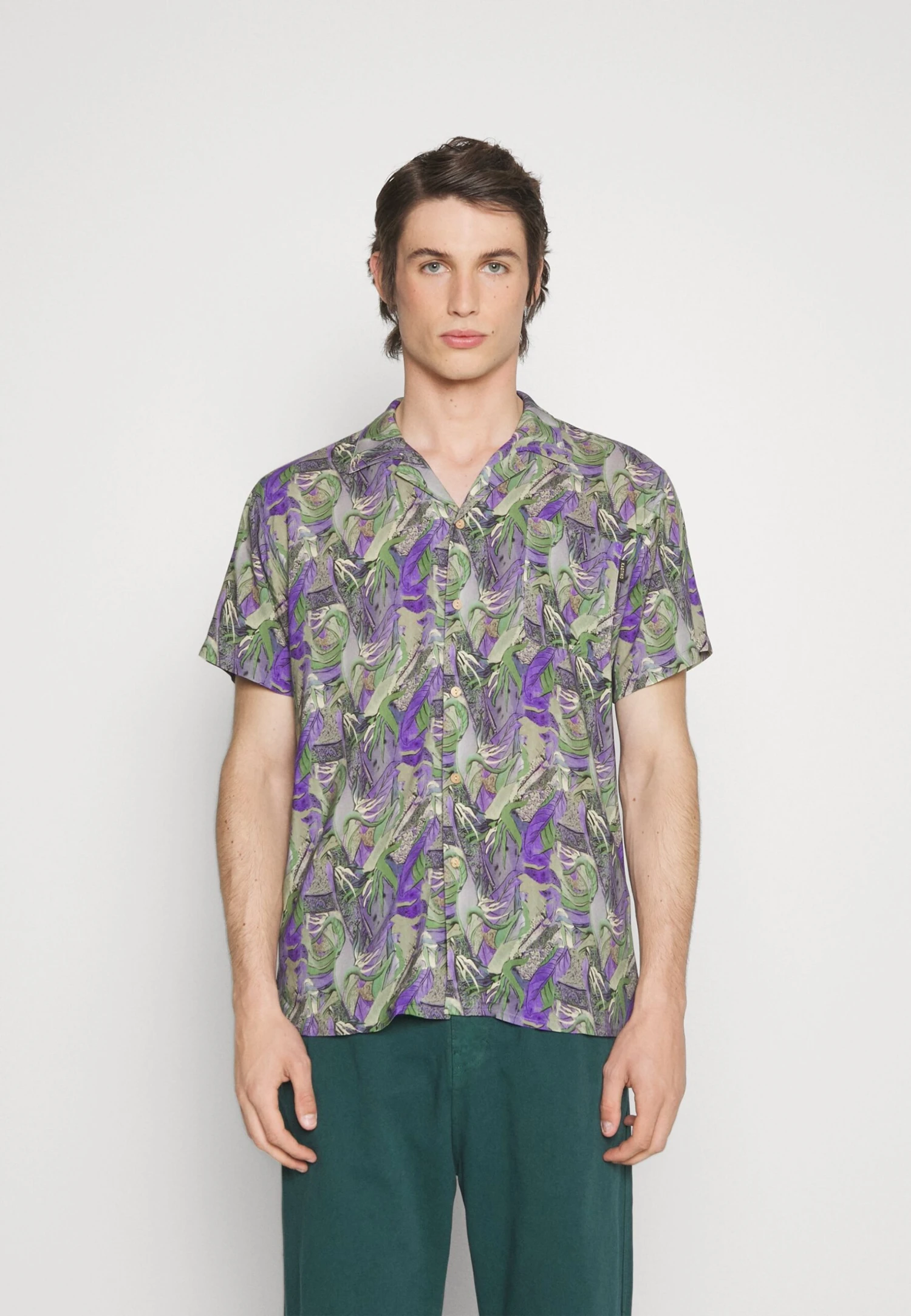 Kaotiko Shirt Bruselas Unisex - Shirt - Purple 1 Kaotiko Shirt Bruselas Unisex - Shirt - Purple