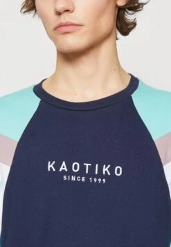 Kaotiko Joss Unisex - Print T-Shirt - Navy/Sea Green/Grape -Kaotiko Fashion Shop b60c0b0660534b27a31b669e346efdc7