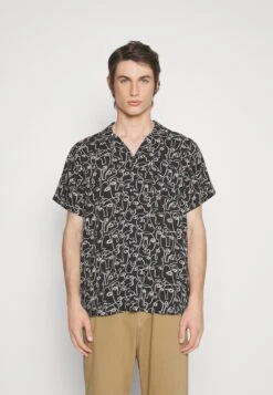 Kaotiko Shirt Faces Unisex - Shirt - Black/Ivory