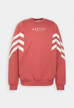Kaotiko Crew Chad Unisex - Sweatshirt - Brick/Ivory -Kaotiko Fashion Shop b9f09877259e4713ac0350158703f133