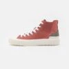 Kaotiko Keoni- High-Top Trainers - Soft Burgundy