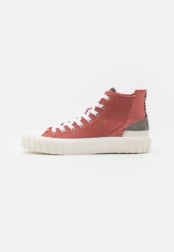 Kaotiko Keoni- High-Top Trainers - Soft Burgundy
