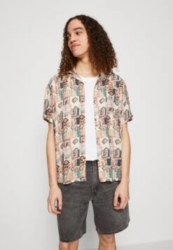 Kaotiko Shirt Alejandria Unisex - Button-Down Blouse - Beige -Kaotiko Fashion Shop bccfc7013cc8406ba904a8eb636ac3a3