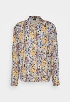 Kaotiko Camisa Ubud Unisex - Button-Down Blouse - Yellow -Kaotiko Fashion Shop be7443f372144064b0640f3753a42e11