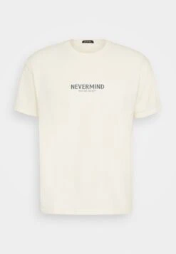 Kaotiko Nevermind Unisex - Print T-Shirt - Ivory -Kaotiko Fashion Shop c33a094462bc41099b4c5c68b567dbb9