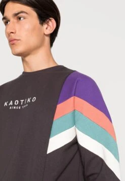 Kaotiko Crew Seattle Unisex - Sweatshirt - Black/Purple/Rouge -Kaotiko Fashion Shop c380a481622c4943b36a84bfb017d36d