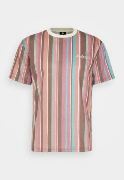 Kaotiko Luken Stripes Unisex - Print T-Shirt - Brown -Kaotiko Fashion Shop c45585e560aa46a88be30eba83014a3d