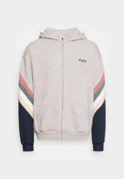 Kaotiko Crem Walker Unisex - Zip-Up Sweatshirt - Grey/Burg/Beige -Kaotiko Fashion Shop c7e1d4bd97d7492b86f724b94e362eda