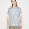 Kaotiko Tie Dye Bakari Unisex - Print T-Shirt - Malva/Niagara