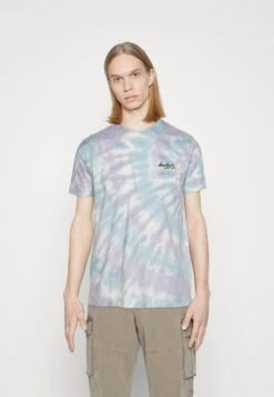 Kaotiko Tie Dye Bakari Unisex - Print T-Shirt - Malva/Niagara