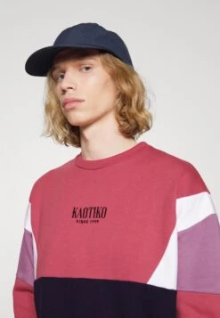 Kaotiko Crew Westport Unisex - Sweatshirt - Burgundy/Navy -Kaotiko Fashion Shop c8e7e4dec2f342ed9ca2d33a169490c6