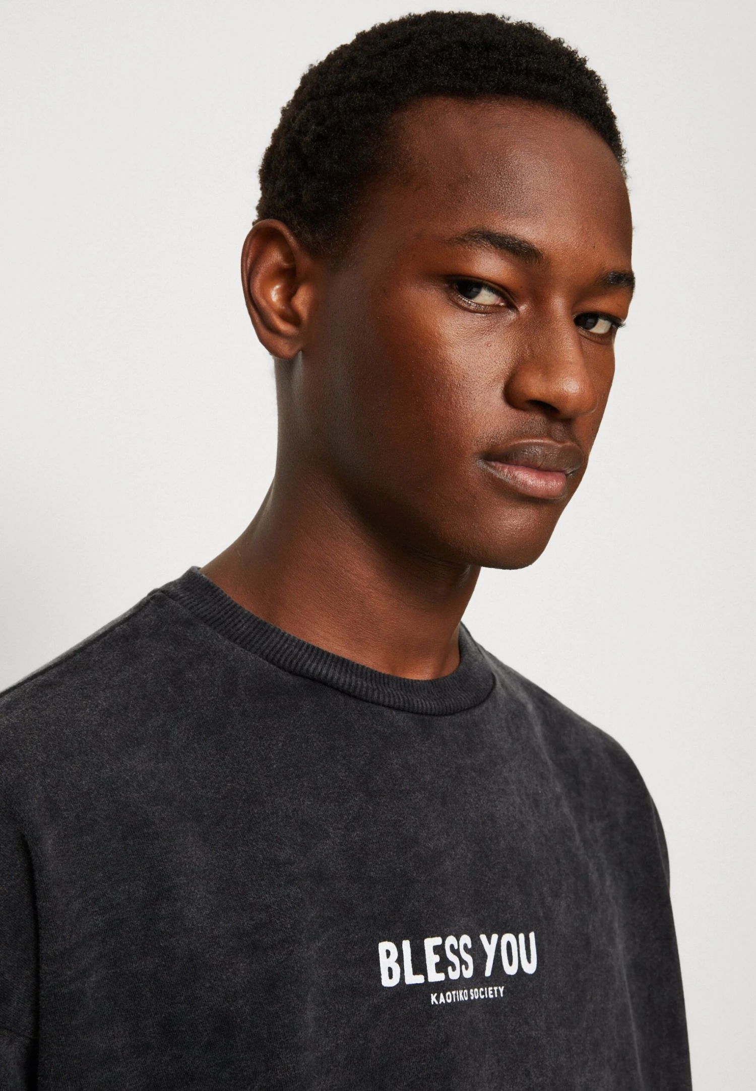 Kaotiko Crew Bless You Unisex - Sweatshirt - Black 6 Kaotiko Crew Bless You Unisex - Sweatshirt - Black - Image 6