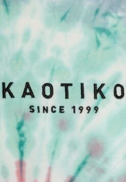 Kaotiko Tie Dye Thabo Unisex - Print T-Shirt - Green/Burgundy/Grape -Kaotiko Fashion Shop ceb04680bac14e94b2deadaff2a50e89