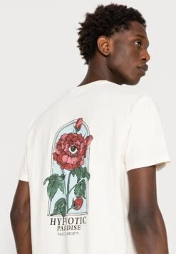 Kaotiko Hypnotic Garden Unisex - Print T-Shirt - White -Kaotiko Fashion Shop d5418af8c9a84aa384a1c4389db91e24