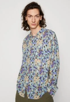 Kaotiko Camisa Ubud Unisex - Button-Down Blouse - Purple -Kaotiko Fashion Shop d74df5b9712640f299a8a90035f98755