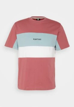 Kaotiko Hayden Unisex - Print T-Shirt - Burgundy/Steel/White -Kaotiko Fashion Shop ddf908decdd74bc48d55dd98410ff51f