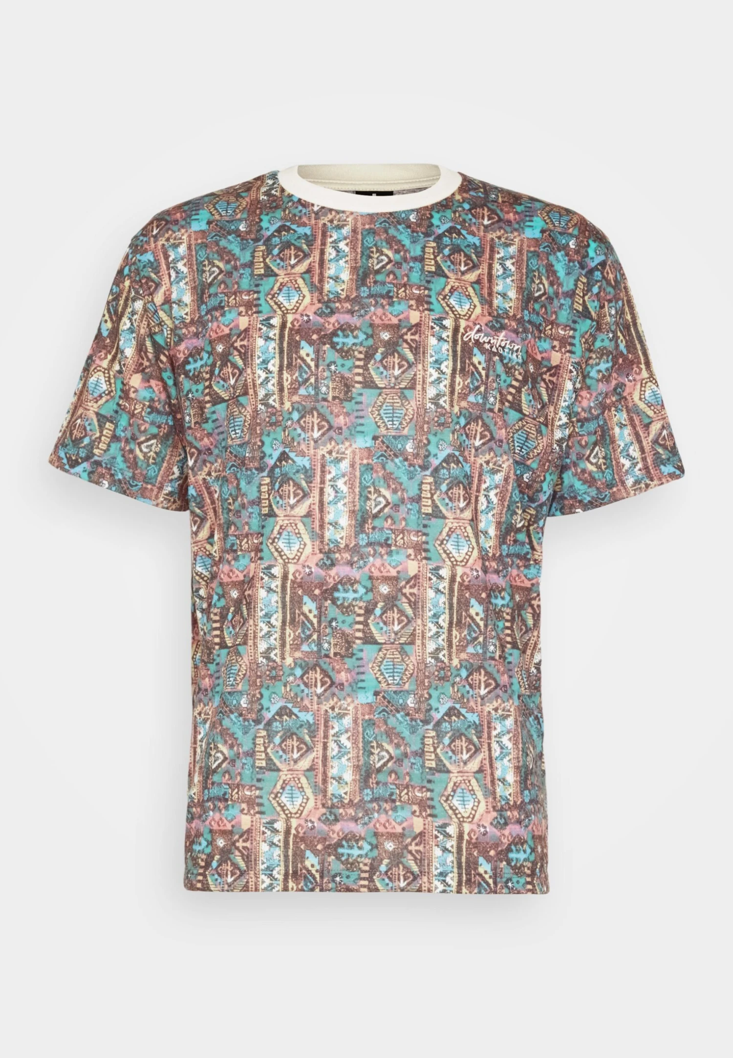 Kaotiko Ethnic Unisex - Print T-Shirt - Green 5 Kaotiko Ethnic Unisex - Print T-Shirt - Green - Image 5