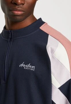 Kaotiko Crew Keoni Unisex - Sweatshirt - Navy/Burgundy/Malva -Kaotiko Fashion Shop e01b3c04fefa439e94a31312b372b034