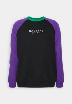 Kaotiko Crew Rang Barin Unisex - Zip-Up Sweatshirt - Black/Purple -Kaotiko Fashion Shop e14ddd63d0ea4b82907bc4dce103723b