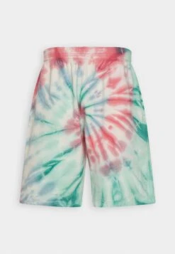 Kaotiko Tie Dye Spiral Unisex - Shorts - Green/Burgundy/Grape -Kaotiko Fashion Shop e19c24a018984d4e8be9e9dabef36071