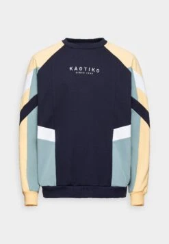 Kaotiko Crew Benton Unisex - Sweatshirt - Navy/Steel/Vanila/White/Navy