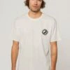 Kaotiko Washed Eclipse - Print T-Shirt - Ivory