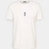 Kaotiko Washed Japanes Flower Ivory - Print T-Shirt - Ivory