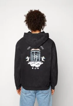 Kaotiko Cap Washed Temple Of Earth - Sweatshirt - Black