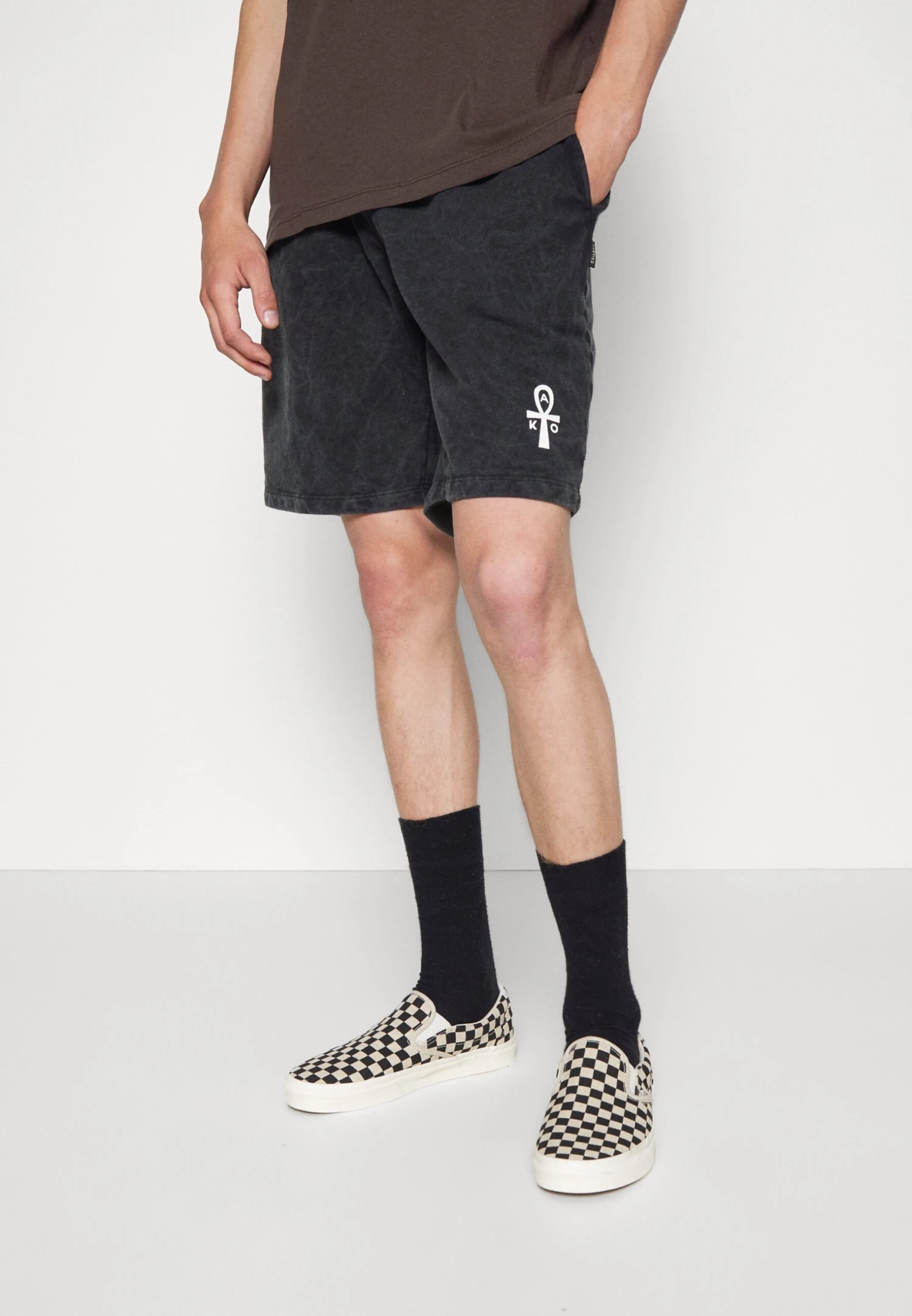 Kaotiko Bermuda Washed Eternal - Tracksuit Bottoms - Black 1 Kaotiko Bermuda Washed Eternal - Tracksuit Bottoms - Black