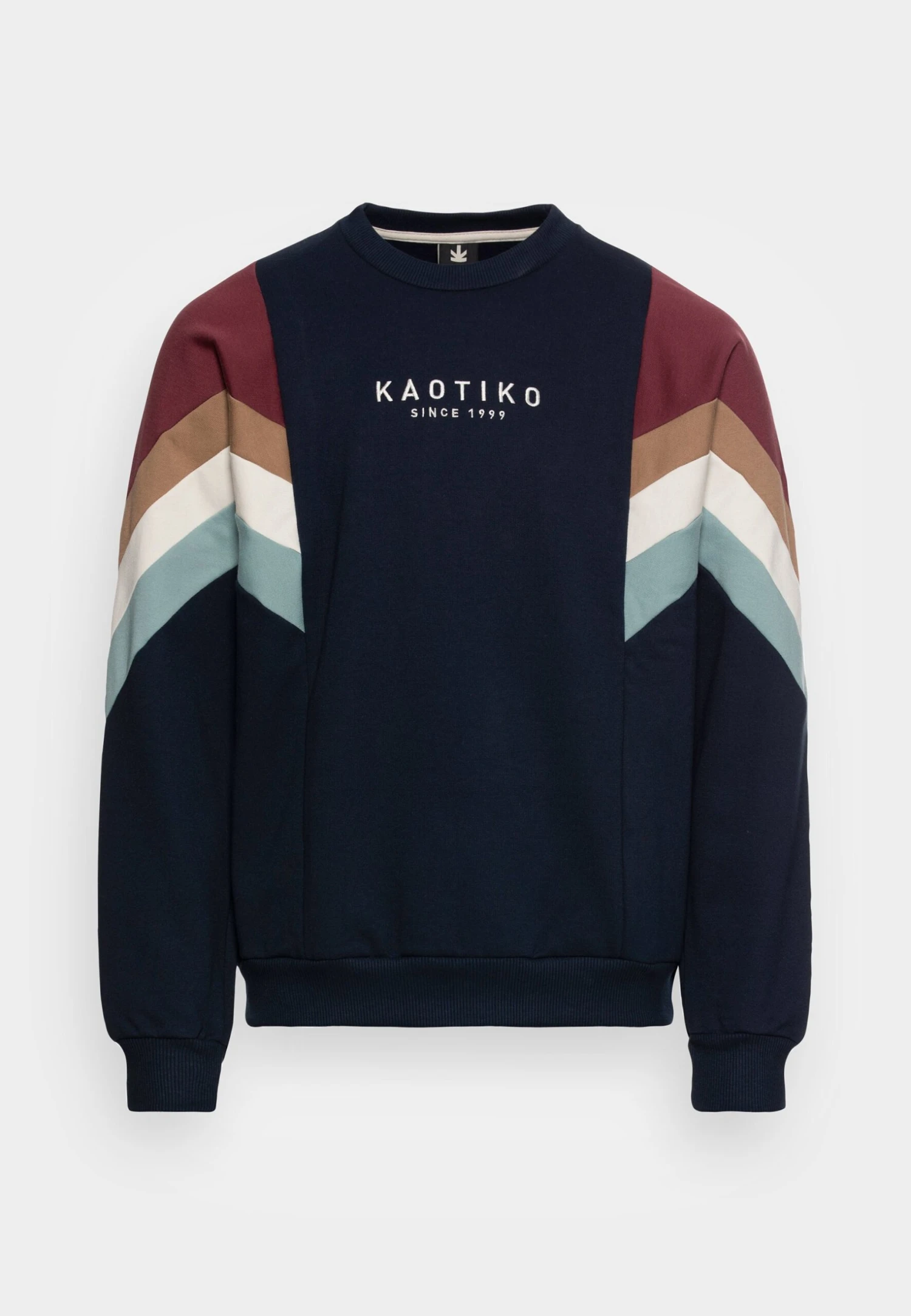 Kaotiko Crew Seattle Unisex - Sweatshirt - Navy/Dark Burgundy/Ivory 1 Kaotiko Crew Seattle Unisex - Sweatshirt - Navy/Dark Burgundy/Ivory