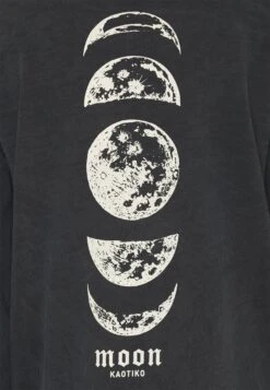 Kaotiko Crew Tie Dye Moon Unisex - Sweatshirt - Black Acid Wash -Kaotiko Fashion Shop f1f05ab768cb4da18cf2ac07090ce257