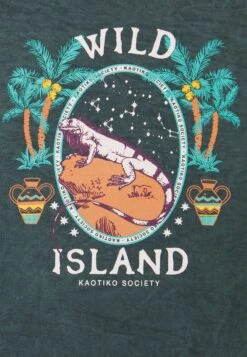 Kaotiko Crew Tie Dye Wild Island - Sweatshirt - Mucha Arena Verde Bosque -Kaotiko Fashion Shop f341499ec17b492fb2e5564254990a5e