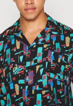 Kaotiko Shirt Bel Air Unisex - Button-Down Blouse - Turquesa -Kaotiko Fashion Shop f44e339a92204e1182d9fc1344e55640