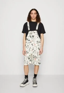 Kaotiko Overall Underground Unisex - Dungarees - Ivory