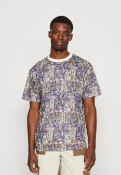 Kaotiko Ethnic Unisex - Print T-Shirt - Blue