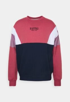 Kaotiko Crew Westport Unisex - Sweatshirt - Burgundy/Navy -Kaotiko Fashion Shop fda1c62330bc4bec9ae33909084d5649