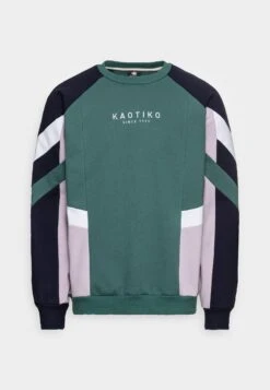 Kaotiko Crew Benton Unisex - Sweatshirt - Heura/Navy/Malva